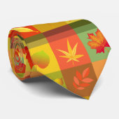 Herbst-Blätter lassen Thunder_Cove Krawatte (Gerollt)