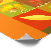Herbst-Blätter lassen Thunder_Cove Poster (Ecke)