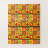 Herbst-Blätter lassen Thunder_Cove Puzzle (Vertikal)