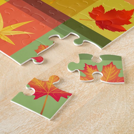 Herbst-Blätter lassen Thunder_Cove Puzzle (Seite)