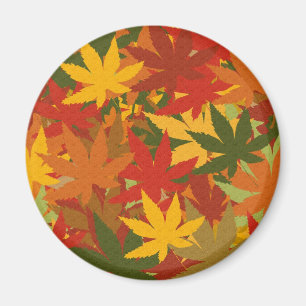Herbst-Blätter Magnet