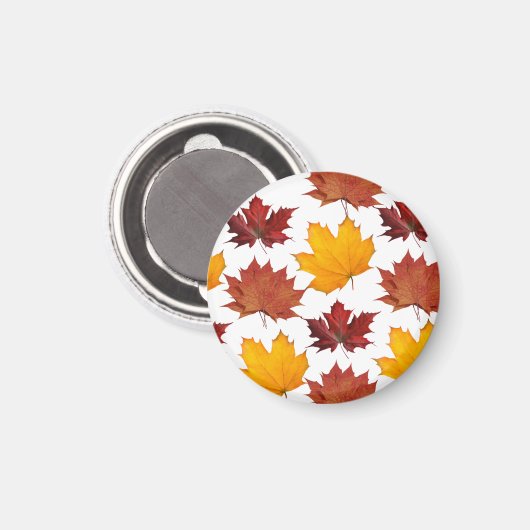 Herbst-Blätter Magnet (Vorderseite/Rückseite)