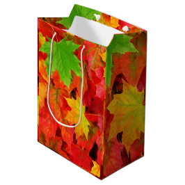 Herbst-Blätter Mittlere Geschenktüte