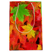 Herbst-Blätter Mittlere Geschenktüte (Vorderseite)