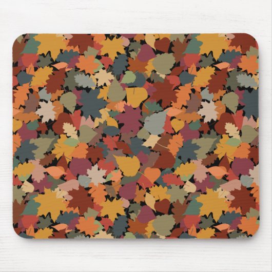 Herbst & Blätter Mousepad (Vorne)