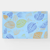 Herbst, Blätter Muster 3 Banner (Horizontal)