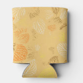 Herbst, Blätter Muster 4 Dosenkühler (Rückseite)