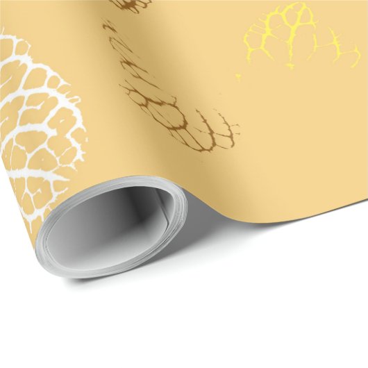 Herbst, Blätter Muster 4 Geschenkpapier (Rolleneckpunkt)