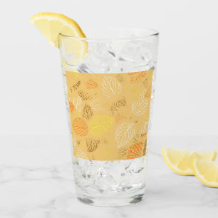 Herbst, Blätter Muster 4 Glas