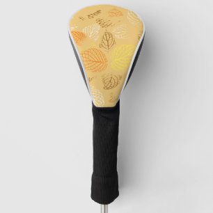 Herbst, Blätter Muster 4 Golf Headcover