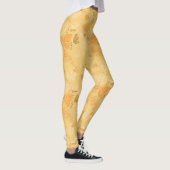 Herbst, Blätter Muster 4 Leggings (Rechts)