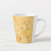 Herbst, Blätter Muster 4 Milchtasse (Rechts)