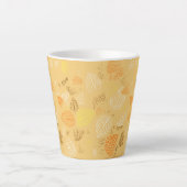Herbst, Blätter Muster 4 Milchtasse (Vorderseite)