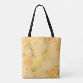 Herbst, Blätter Muster 4 Tasche (Rückseite)