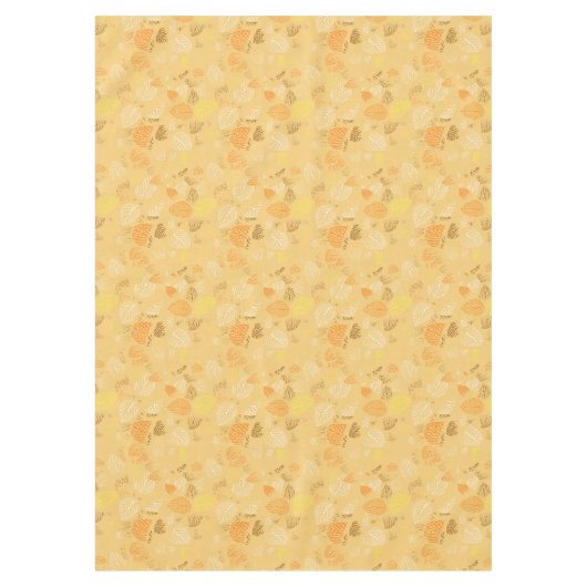 Herbst, Blätter Muster 4 Tischdecke (Vorderseite)