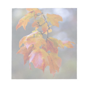 Herbst-Blätter Notizblock