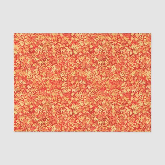 Herbst-Blätter, -orange und -gold Seidenpapier (Vorderseite)