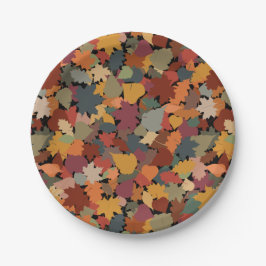 Herbst & Blätter Pappteller
