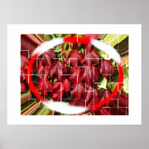 Herbst-Blätter Poster