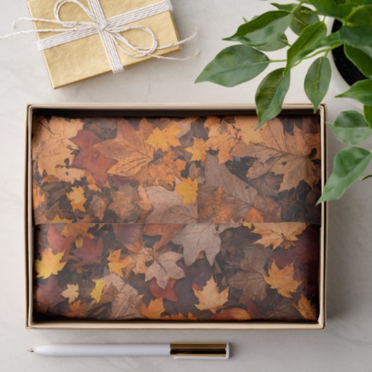 Herbst-Blätter Seidenpapier (Geschenk)