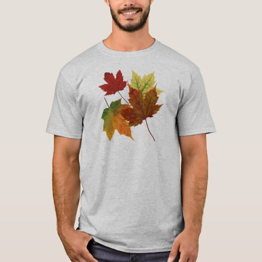HERBST-BLÄTTER T-Shirt (Vorderseite)