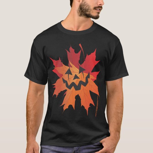 Herbst-Blätter T-Shirt (Vorderseite)