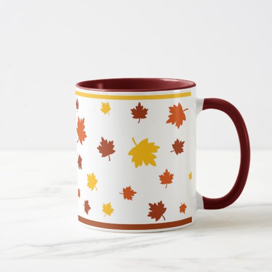 Herbst-Blätter - Tasse (Rechts)
