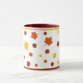 Herbst-Blätter - Tasse (Zentrum)