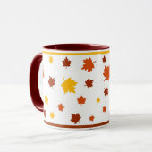 Herbst-Blätter - Tasse (Vorderseite Links)