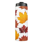 Herbst-Blätter Thermosbecher (Vorderseite)