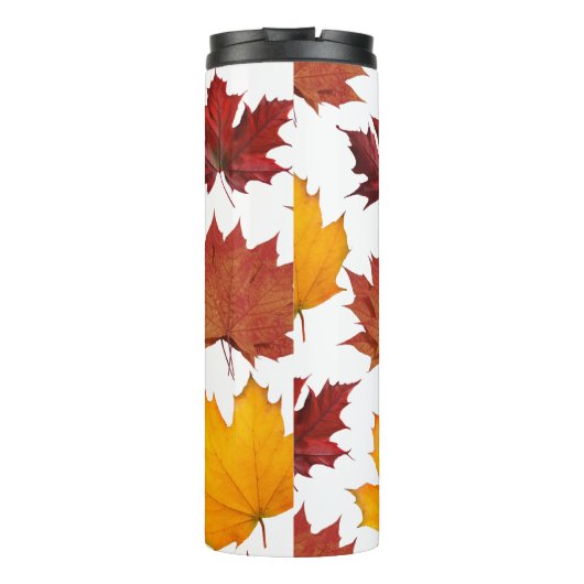 Herbst-Blätter Thermosbecher (Rückseite)
