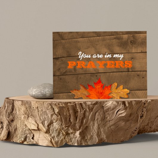 Herbst Blätter u. Barnwood in meiner Karte