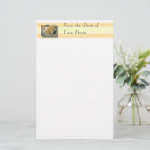 Herbst-Blätter - vom Schreibtisch von… stationärem Briefpapier (Stehend Vorderseite)