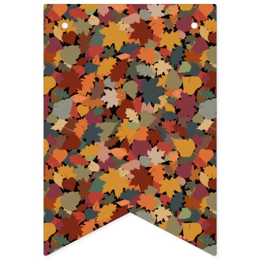 Herbst & Blätter Wimpelkette (Zweite Fahne)