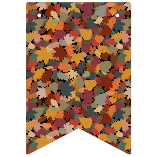 Herbst & Blätter Wimpelkette (Erste Fahne)