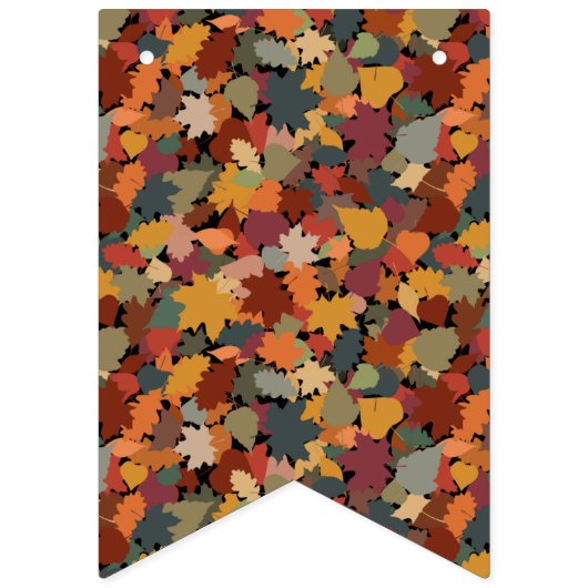 Herbst & Blätter Wimpelkette (Dritte Fahne)