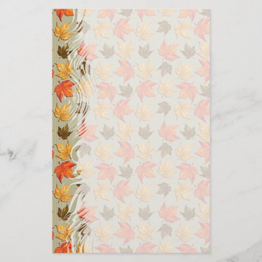 Herbst bleibt 1 Stationierung Briefpapier (Vorderseite)