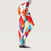 Herbst bleibt Abstrakt Leggings (Rechts)