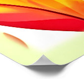 Herbst bleibt Abstrakt Poster (Ecke)