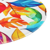 Herbst bleibt Abstrakt Schneidebrett (Ecke)