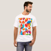 Herbst bleibt Abstrakt T-Shirt (Vorne ganz)