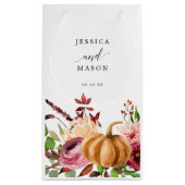 Herbst Bliss Hotel Wedding Geschenktasche Kleine Geschenktüte (Rückseite)