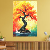 Herbst Bliss Leinwanddruck (Insitu (Wohnzimmer))