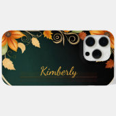 Herbst Blossom Elegance Case-Mate iPhone Hülle (Rückseite (Horizontal))