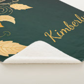 Herbst Blossom Elegance Sherpadecke (3/4)