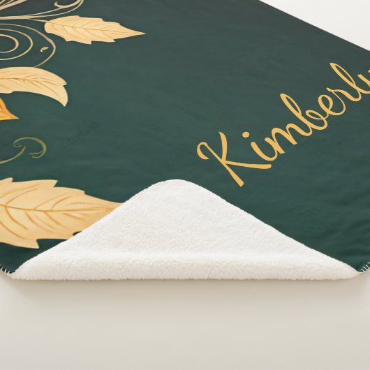 Herbst Blossom Elegance Sherpadecke (3/4)