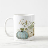 Herbst-Blue Pumpkin-Kaffee-Tasse Kaffeetasse (Links)