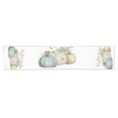 Herbst Blue Pumpkin Table Runner Kurzer Tischläufer (Horizontal)