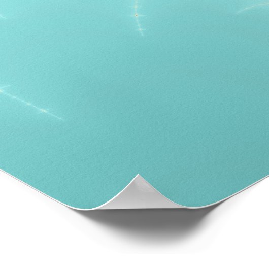 Herbst-Blume - Fraktal Poster (Ecke)