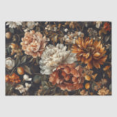 Herbst-Blume Herbst Botanische Vintage Dekoupage Seidenpapier (Vorderseite)
